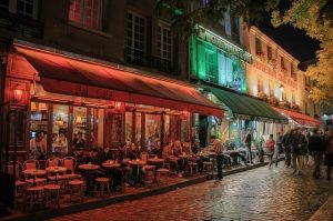 Gezelligheid in Montmartre