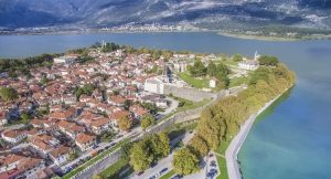 Ioannina-stad gelegen in Epirus