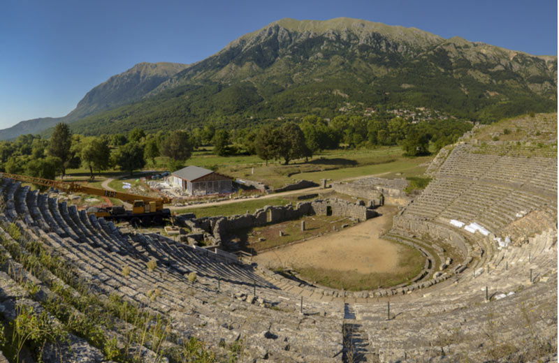 Amfitheater Dodoni in Epirus