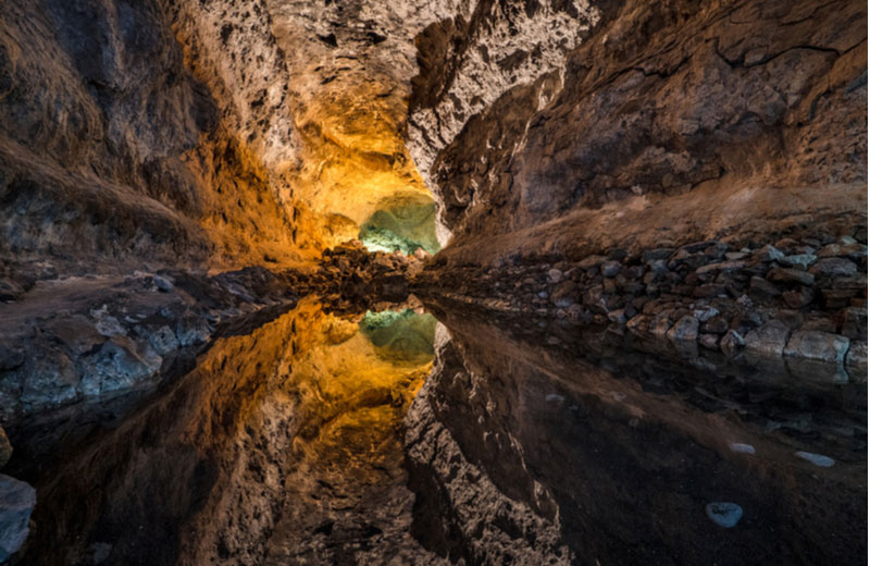 Cueva de los Verdes op Lanzarote