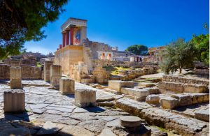 Opgravingen van Knossos op Kreta