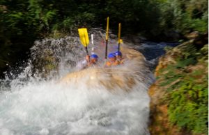 Rafting op de Cetina rivier in Omis