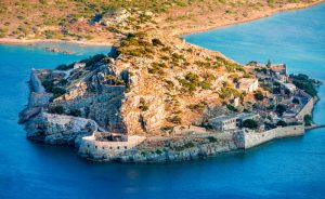 Het Spinalonga schiereiland op Kreta