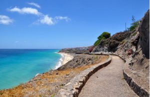 Wandelpad lands Esquinzo beach