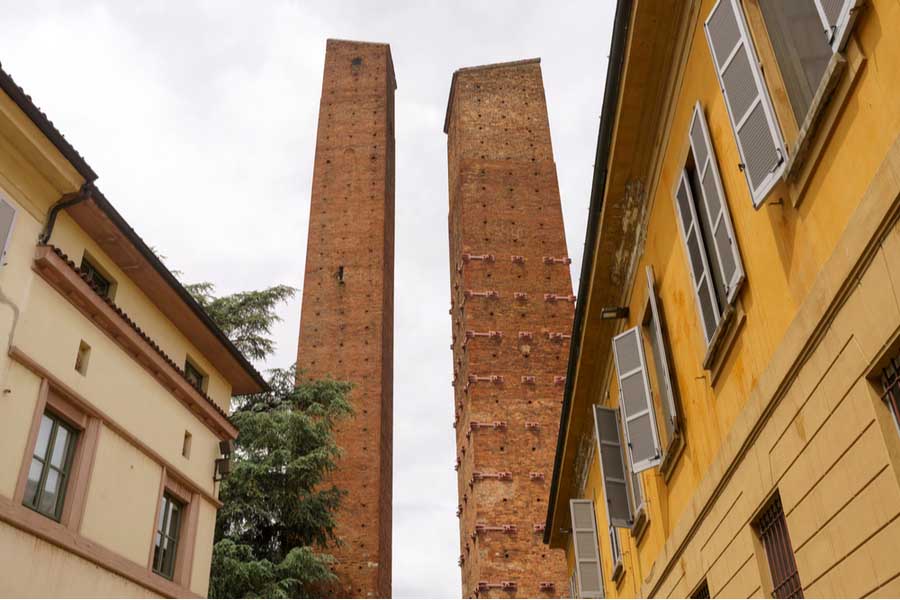 De middeleeuwse torens in Pavia