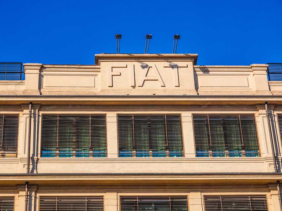 De Fiat fabriek in Turijn