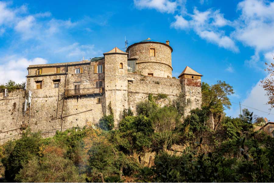 Het kasteel Castello Brown in Portofino
