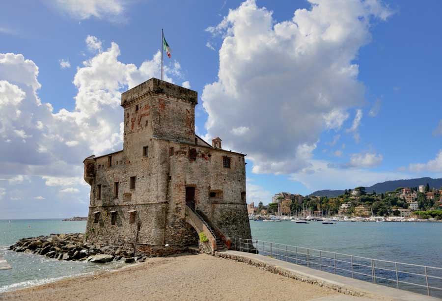 Het kasteel Castello di Rapallo