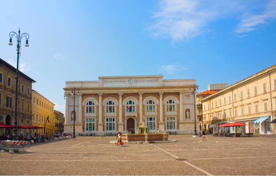 Postkantoor aan Piazza del Popolo