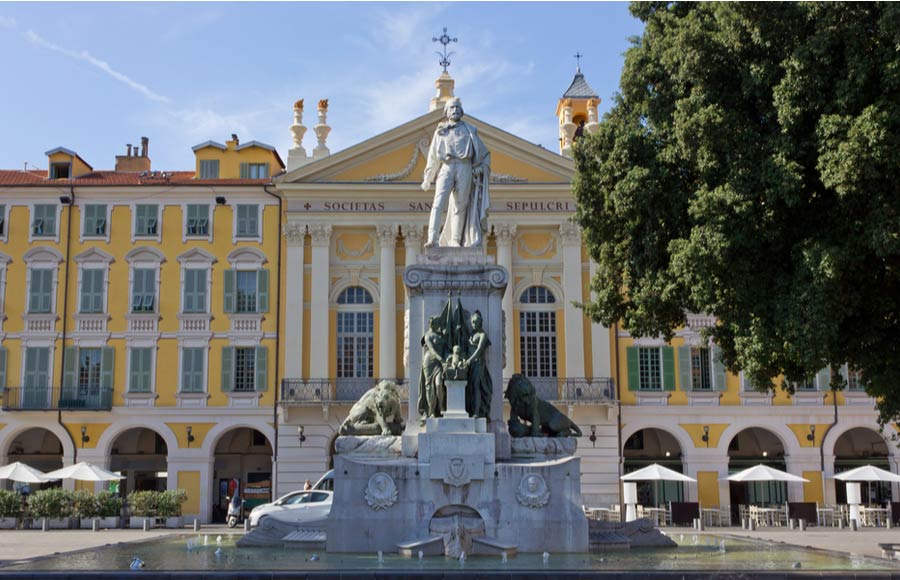Place Garibaldi plein in Nice