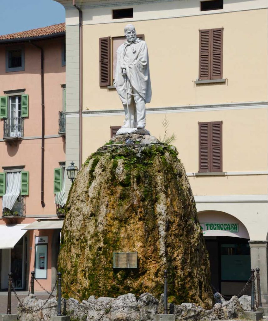 Standbeeld van Garibaldi in Iseo