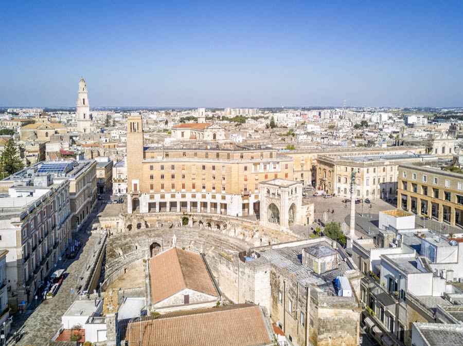 Het historische centrum van Lecce