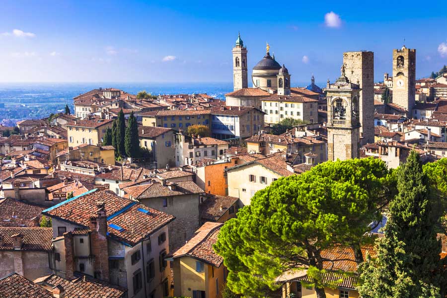 Historische oude gedeelte van Bergamo