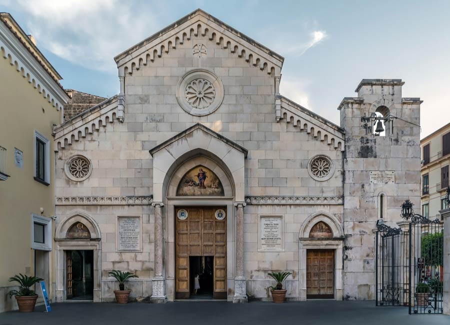 De kathedraal van Sorrento