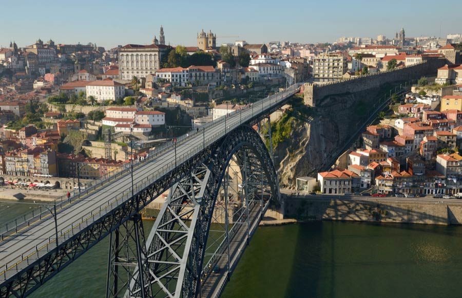 De Maria Pia brug in Porto