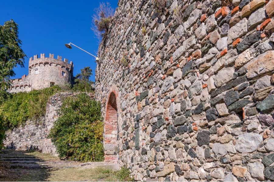 Muren van Castello Malaspina in Levanto