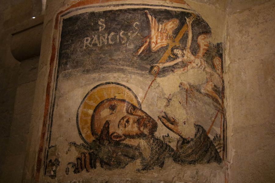 Muurschilderingen in de kathedraal van Otranto