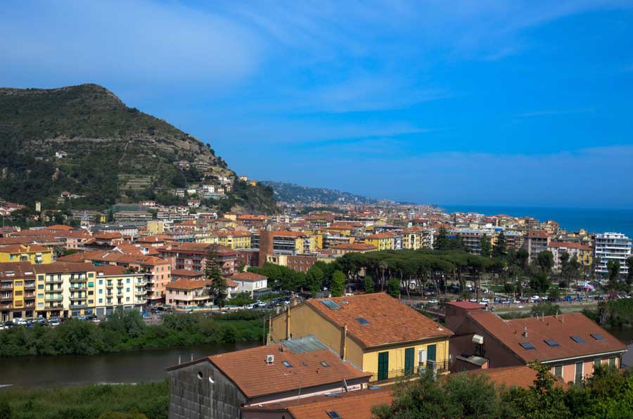 Afbeelding van Ventimiglia in de regio Ligurië in Italië