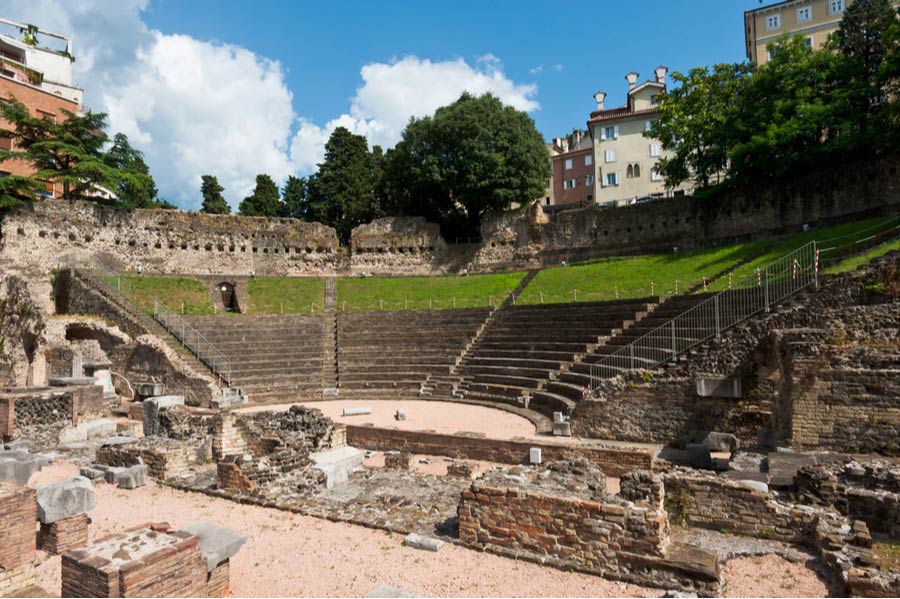 Romeins amfitheater in Trieste