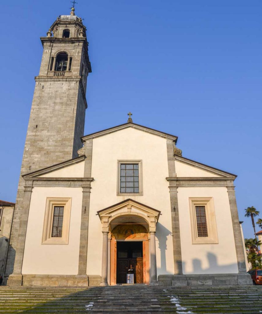 De San Leonardo kerk in de wijk Pallanza in Verbania