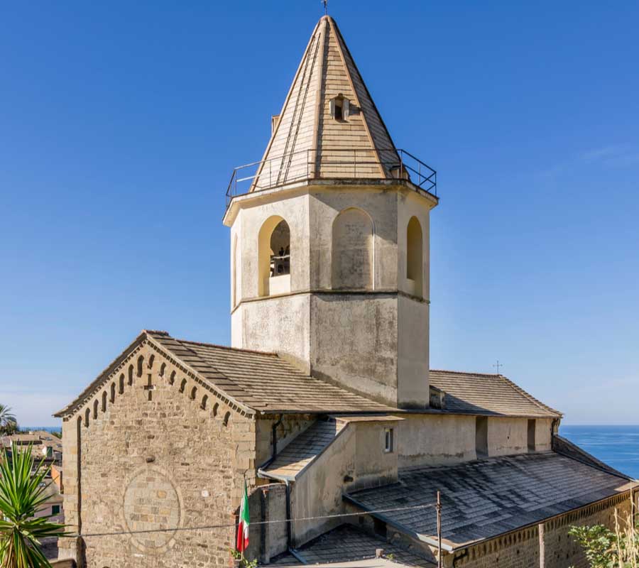 De San Pietro kerk in Corniglia
