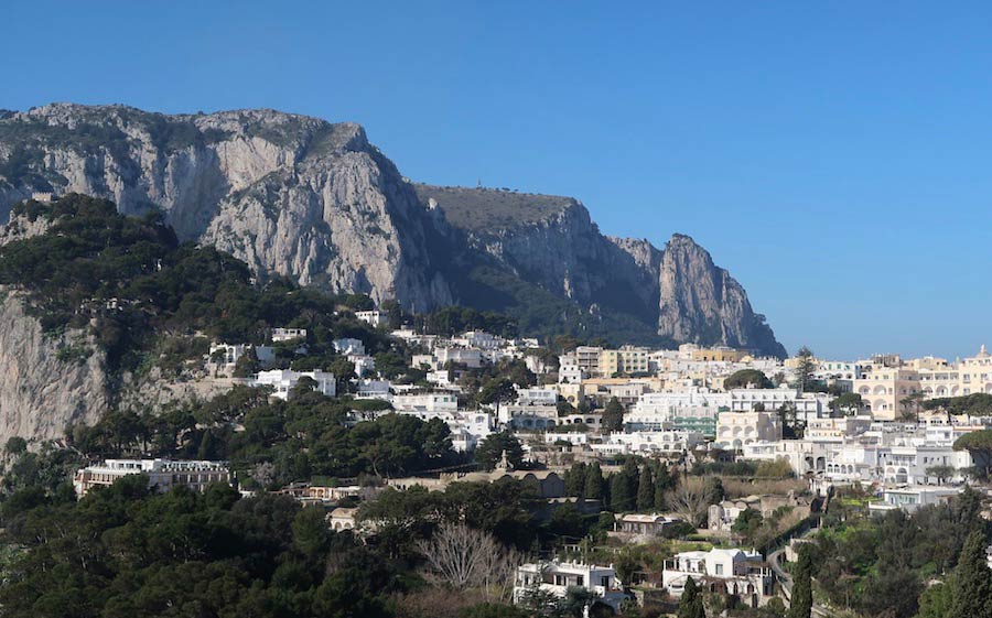 Uitzicht op Capri-Stad