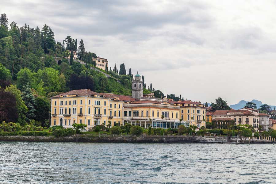 Villa Serbelloni aan het water in Bellagio
